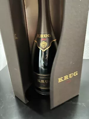 Krug Grand Cuvee Champagne 2002 Vintage Empty Bottle & Display Box • $12.98