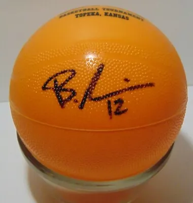 Brady Morningstar Signed Autographed Plastic Mini Basketball Kansas Jayhawks Ku • $20.99