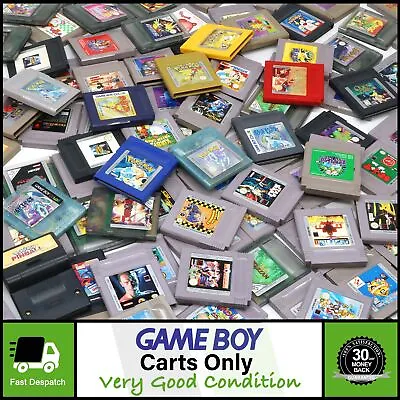 Nintendo Game Boy Game Cartridges Carts Only UKV USA JPN EUR Tested • $18.95
