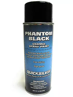 Mercury Marine/QuicksilverPhantom Black Engine Enamel Spray Paint 92-802878Q1 • $13.49