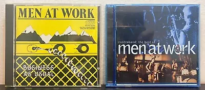 2x Men At Work CD Lot (Business As Usual & Contraband: The Best Of) • $14.99