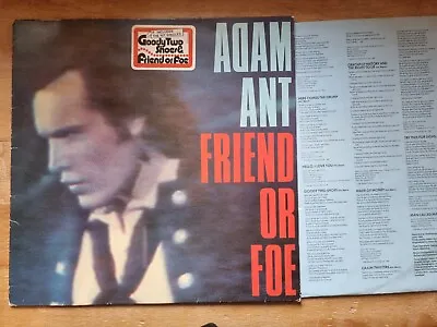 £9.99 • Buy Adam Ant - Friend Or Foe LP CBS 25040 1982