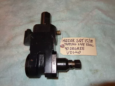 Vdi-40 Tapping Live Tooll Holder 90 Degree For Mazak Sqt15/18 Cnc Lathe • $1050