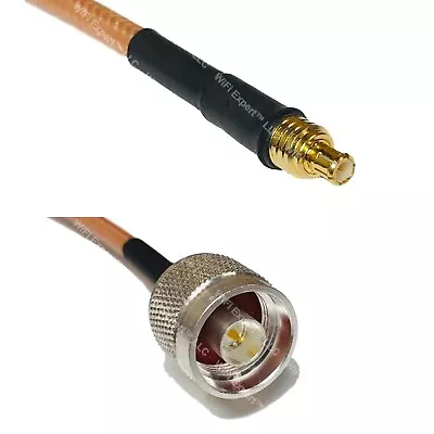 RG400 MCX MALE To N MALE RF Cable FAST-SHIP LOT • $168.36