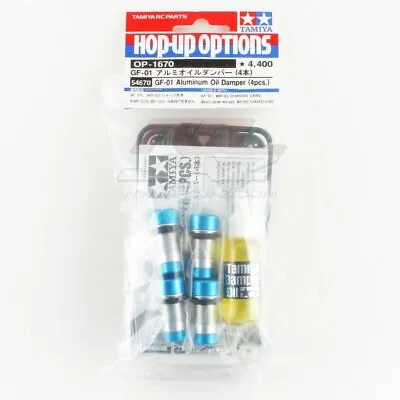 Tamiya 54670 RC GF01/WR-02/G6-01 Aluminum Oil Damper (4pcs) Set OP1670 Parts • £39.69