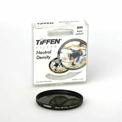 Tiffen 58MM Neutral Density 0.9 3-stops ND8 Filter • $39