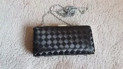 £10 • Buy Leko London Dark Brown And Gold Clutch/shouler Bag