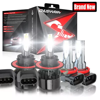 For Ford Mustang 2006-2012 6000K H13 LED Headlight Hi/Low + H11 Fog Light Bulbs • $21.99