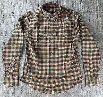 UNTUCKit Frunza Men's Long Sleeve Button-Up Brown Plaid Shirt Cotton - PICK SIZE • $29.95