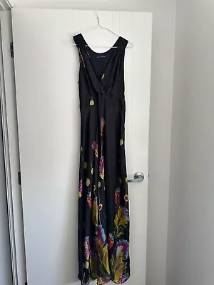 Black Silk Formal Dress. Honey & Beau Size 12 • $20