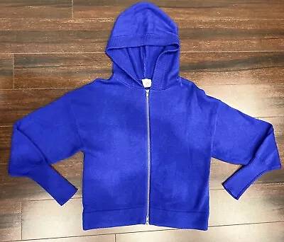 CAbi XS Electric Blue Dressed Up Full Zip Hoodie Sweater 5460 • $22.99