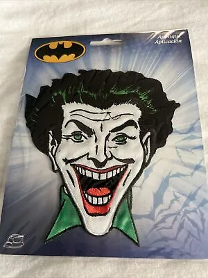 DC Comics Batman Large Joker Face Iron-On Applique Patch - 5  X 5  - NEW! • $5.99