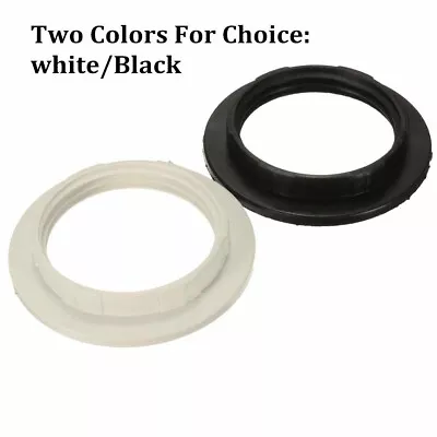 £2.29 • Buy Black Or White Light Shade Collar Ring Adaptor E14 Lamp Bulb Holder