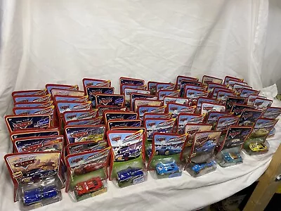 Mattel Disney Pixar Cars 1:55 Die-Cast Lot Of 70 Cars. All New. Never Opened. • $299