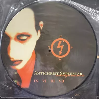 RARE Marilyn Manson Antichrist Superstar Picture Disc Metal Record LP Vinyl • $36