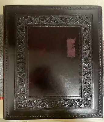 Exposures  Embossed Brown Leather Photo Album 3 RING 11.5 X 10 X 1.25” • $40