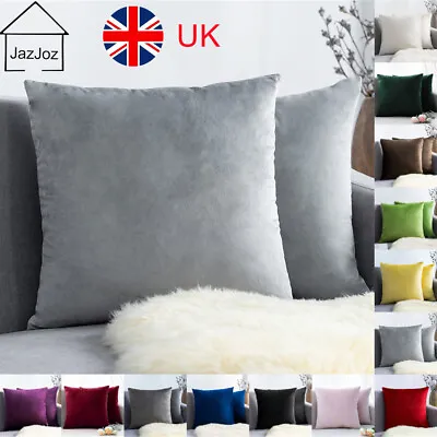 £5.78 • Buy UK 16  18  20  22  24  26  28  Velvet Cushion Cover Pillow Case Sofa Home Decor