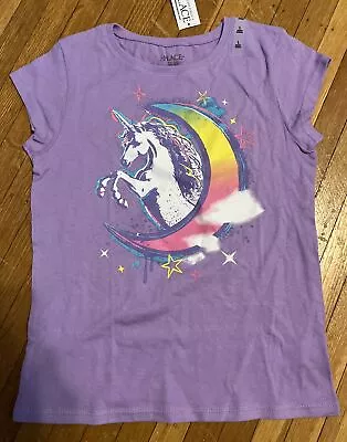 TCP Girls T-shirt With Unicorn Graphic Short Sleeve Size:10-12 NEW/NWT • $8.99