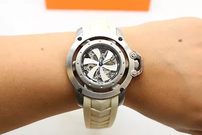 £15.50 • Buy F Vintage Gents Automatic Stuhrling XTREME! Skeleton Wristwatch Boxed Working