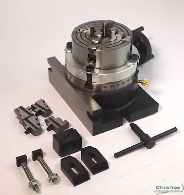 Soba 4  / 100MM Rotary Table C/w Tailstock  Clamp Kit & Chuck 111055 MILLING • £179.95