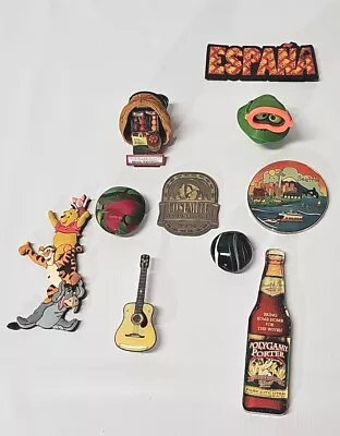 Lot 16 Fridge Magnets Seattle Disney Pikes Place Yosemite Utah Caymen Islands  • $6.99