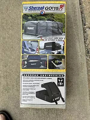 $69 • Buy Seattle Sports Sherpak Go! 15 Waterproof Car Rooftop Cargo Carrier