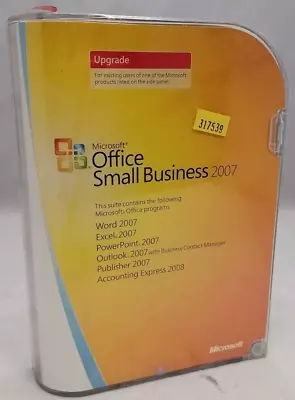 Microsoft Office Small Business 2007 Upgrade Install Media • $35