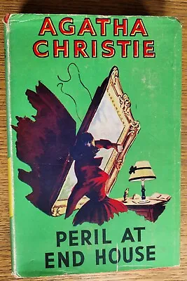 £49.99 • Buy AGATHA CHRISTIE  Peril At End House - 1952 Crime Club - Dust Wrapper - V/G