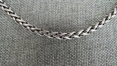 David Yurman Sterling Silver 4mm Wheat Chain Necklace 18” Long • $225