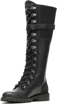 Harley Davidson Bradnah Women's 16 Inch Full Grain Leather Riding Boots In Black • $298.45