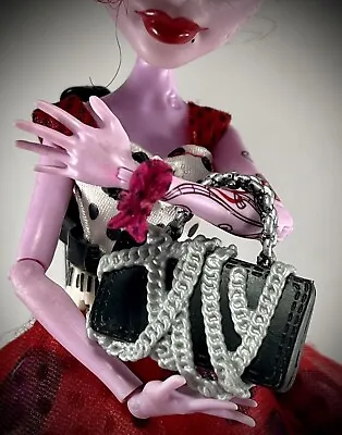 Monster High Doll Spectra Dot Dead Gorgeous - Purse And Bow Bracelet ONLY • $9.99