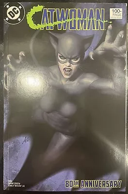 DC COMICS CATWOMAN 80th Anniversary 2020 ARTGERM 80’s VARIANT COVER 100 Page NM+ • £7.99