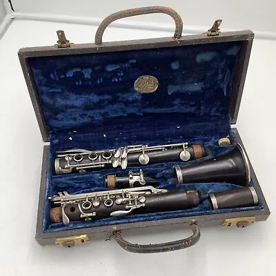 Noblet Paris France Wooden Clarinet For Parts Or Repair Only • $72.80