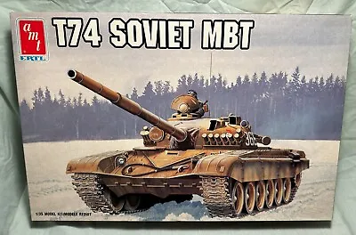 AMT/ERTL T74 Soviet MBT Model Kit 1:35 Scale No. 8674 • $19.99