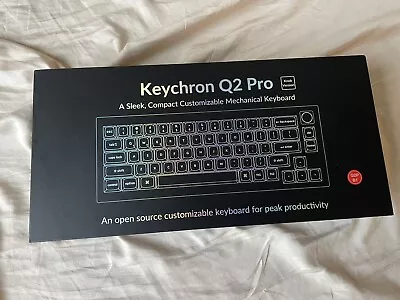 Keychron Q2 Pro Barebones With Pre-installed Acoustic Kit • $170