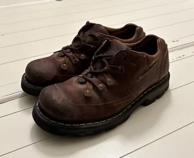 Vtg Dr Martens Shoes Mens 10 US Brown Leather Eye Oxfords England AW004 Doc • $59.99