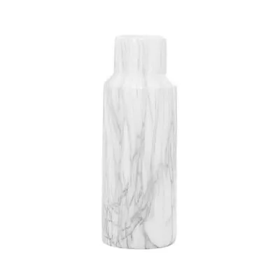 CER Wht Marble Vase 6  W 15  H-59769 6  X 15  White • $40.39