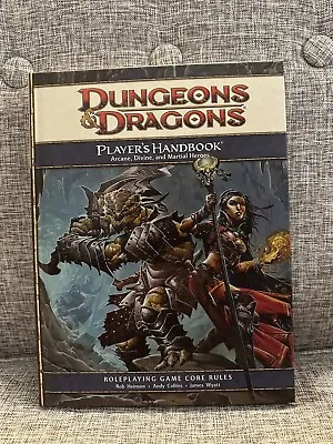 Dungeons & Dragons: Player's Handbook HC 4e 4th Edition • $19.99