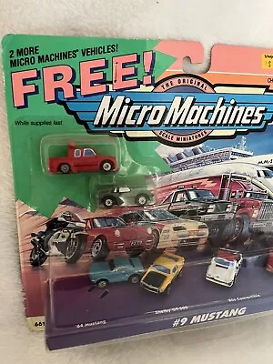 1995 Micro Machines #9 Mustang New In Box Vintage • $40