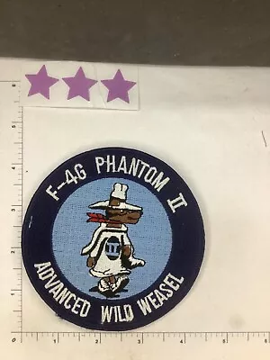 Usaf F-4g Phantom Ii Advanced Wild Weasel Squadron Patch • $9.99