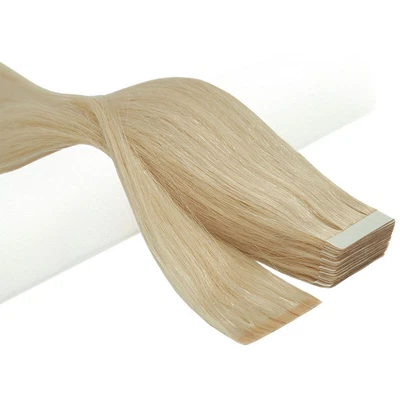 £26.08 • Buy 2.5g / Pcs 100% Real Remy Tape In Human Hair Extensions Skin Weft Ombre Straight