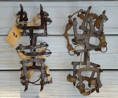 2 Sets Of Vintage Crampons Military Surplus Ice Cleats. Marked #7 • $40