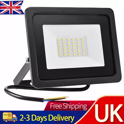 100W LED Floodlight Spot Light Watt Security Flood Lights Outdoor Garden Lamp UK • £12.25