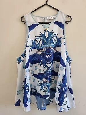 Alice McCall Womens Sleeveless Flowy Top Designer Size 12 • $25