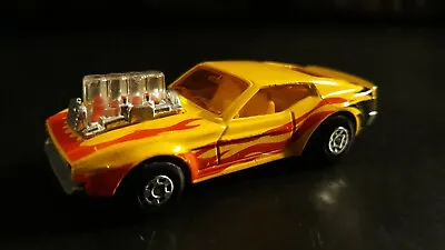 Matchbox Rolamatics 1973 Limited Edition Mustang Piston Popper Red  Flame  NrMt. • $39