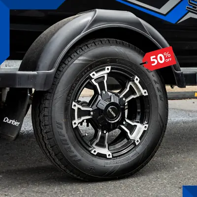 Q-SERIES Boat Trailer/Caravan Alloy & Tyre Pack - 13 X5 Multi Fit 165 (HT&FD) • $220