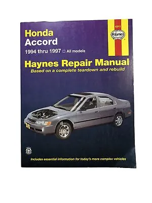 Honda Accord 1994-1997 Shop Service Repair Manual Wiring Diagrams Engine Guide • $29.99