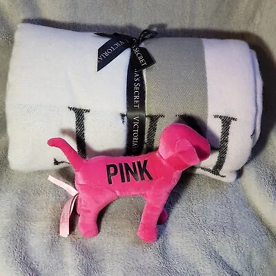 $24.95 • Buy Victoria's Secret LOVE PINK DOG And  Silky Soft BLANKET Limited Edition NWT