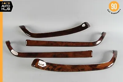 03-06 Mercedes W220 S55 AMG S430 S500 Door Panel Trim Bezel Set Of 4 Wood OEM • $103.75