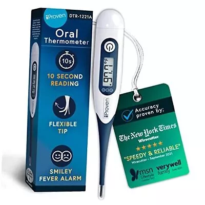 IPROVEN Rectal And Oral Digital Thermometer For The Whole Family Measures 1 • $19.56